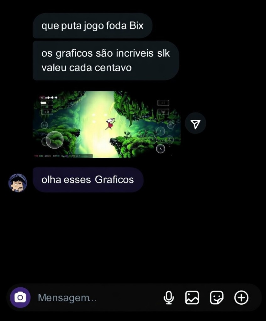 Depoimento: Elogiou Silksong no celular — gráficos incríveis e valeu cada centavo